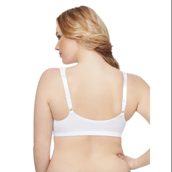NWT Playtex 44C Women's Easy-On Front Close Wireless Bra, Style 1107 White - Picture 3 of 6
